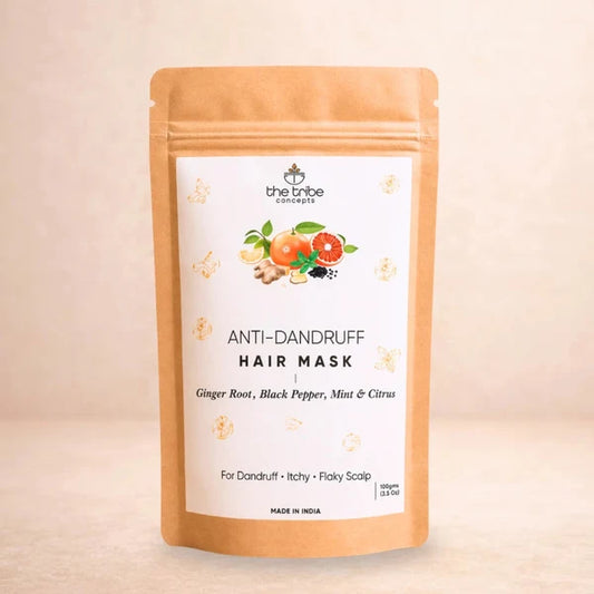 Anti-Dandruff Hair Mask - Ginger Root & Mint to Reduce Dandruff & Flakiness