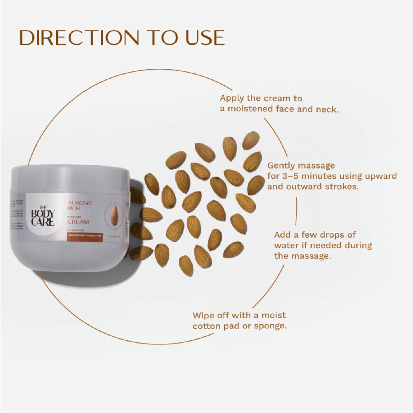 The Body Care Almond Cream - 100 gm