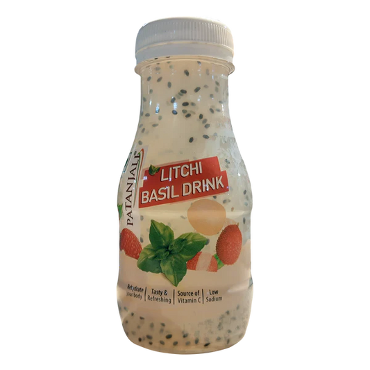 Patanjali Litchi Basil Drink - 200 ml