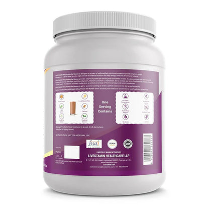 Livestamin Whey Protein For Women - Chocolate Flavour - 500 gm