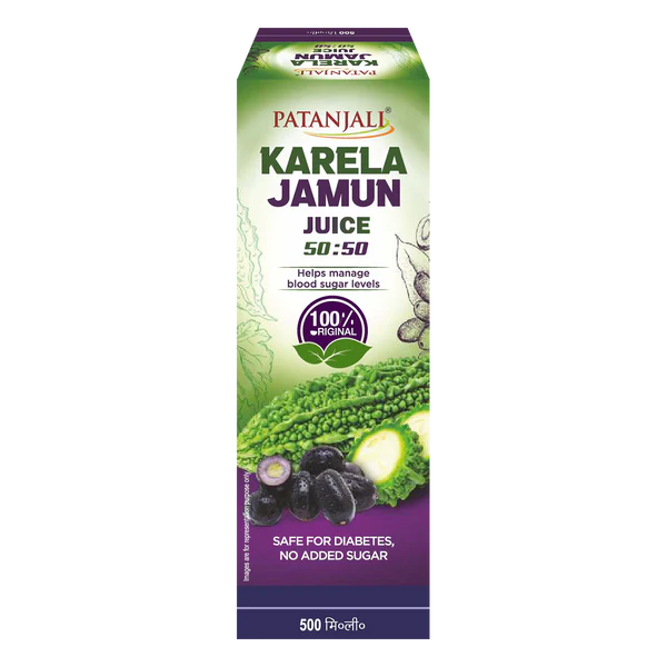 Patanjali Karela Jamun 50-50 Juice - 500 ml