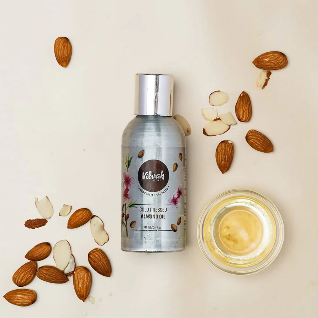 Vilvah Store Cold Pressed Almond Oil