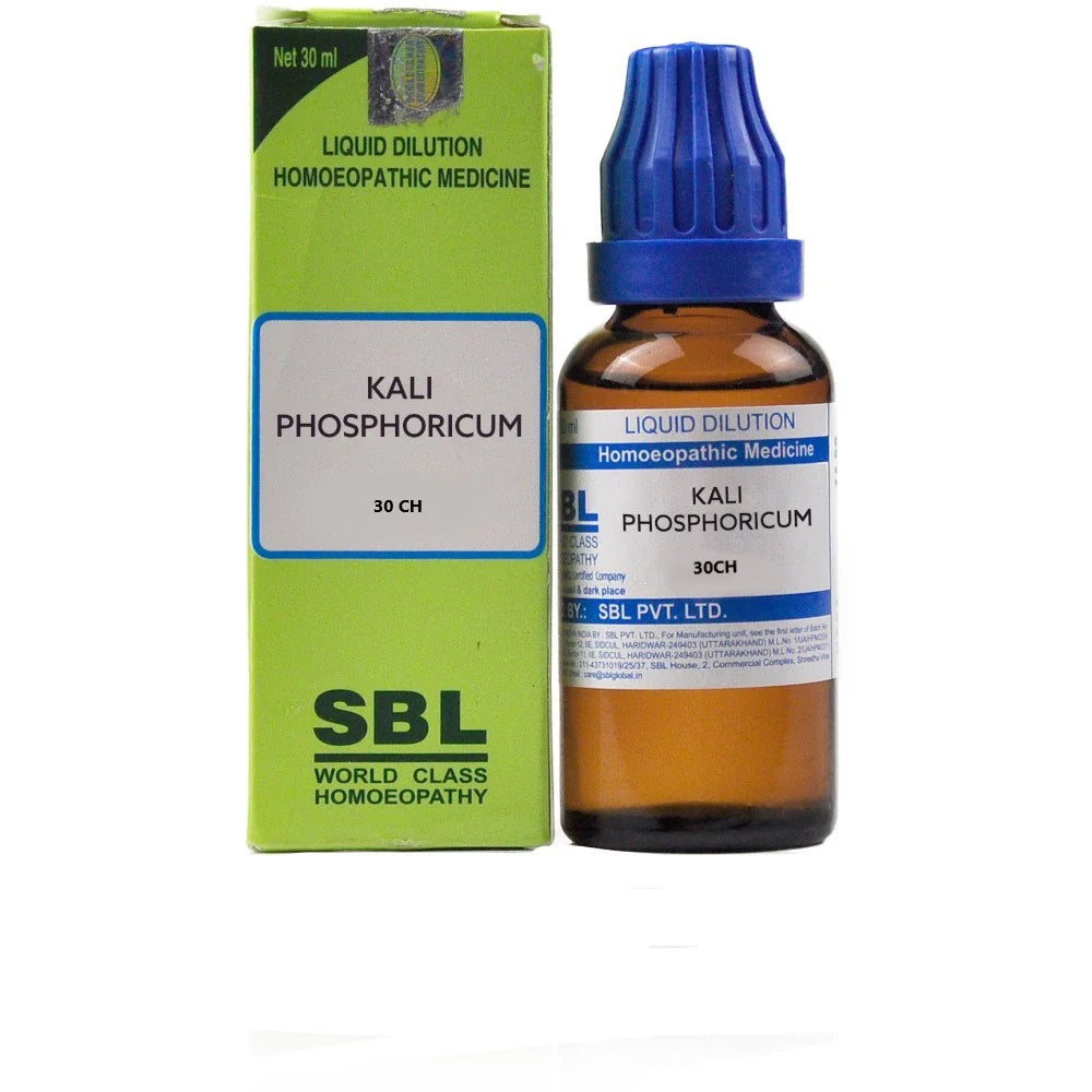 SBL Homeopathy Kali Phosphoricum Dilution -30 CH