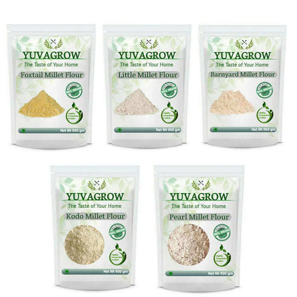 Yuvagrow Combo Millets Flour - combo
