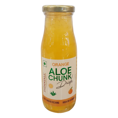 Patanjali Orange Aloe Chunk Drink - 200 ml