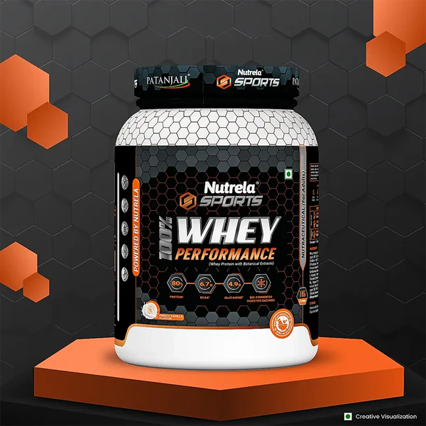 Patanjali Nutrela Sports Whey Performance (Fvic) - 1 kg