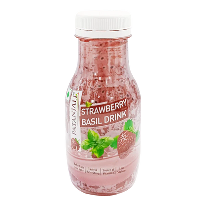 Patanjali Strawberry Basil Drink - 200 ml