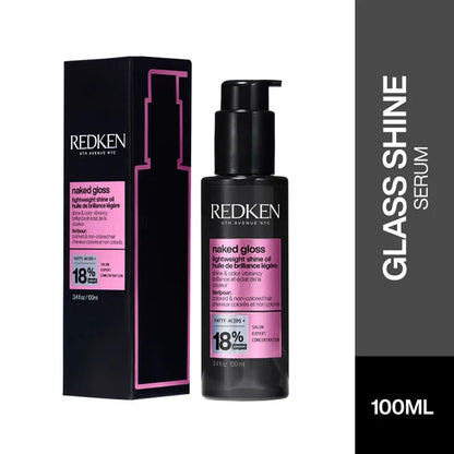 Redken Naked Gloss Lightweight Hair Serum. Adds Shine, Controls Frizz & Protects from Heat Damage - 100 ml