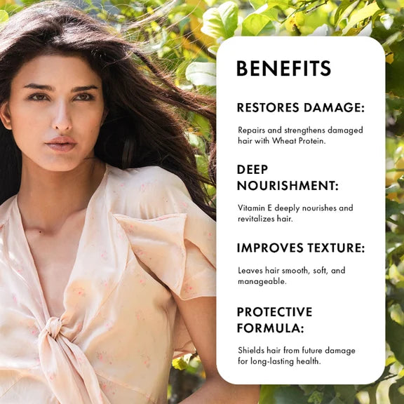 Naturica Repairing Deep Treatment for Damaged Hair, Detangle with Olive Oil & Vitamin E Formula - 100 ml