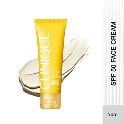 Clinique SPF 50 With/Avec UVA UVB Protection Face Cream - 50 ml