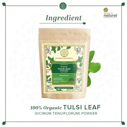 Khadi Natural Organic Tulsi Leaf Powder - 100 gm