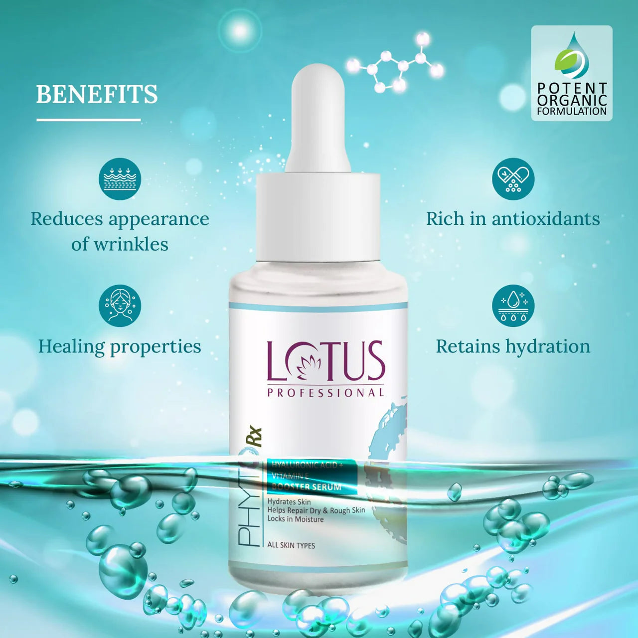 Lotus Professional Phyto Rx Hyaluronic Acid + Vitamin E Booster Serum