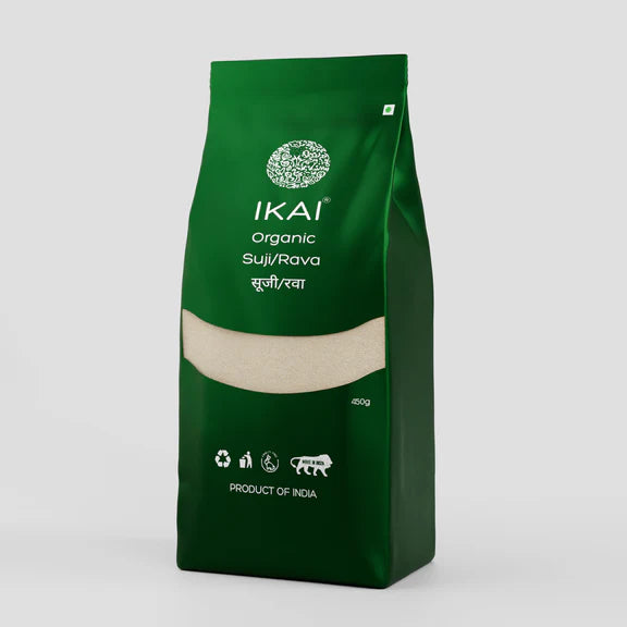 IKAI Organic Suji/Rava - 450 gm