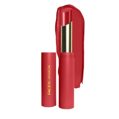Faces Canada 3 in 1 LongStay Matte Lipstick - Raging Red 10 - 2 gm