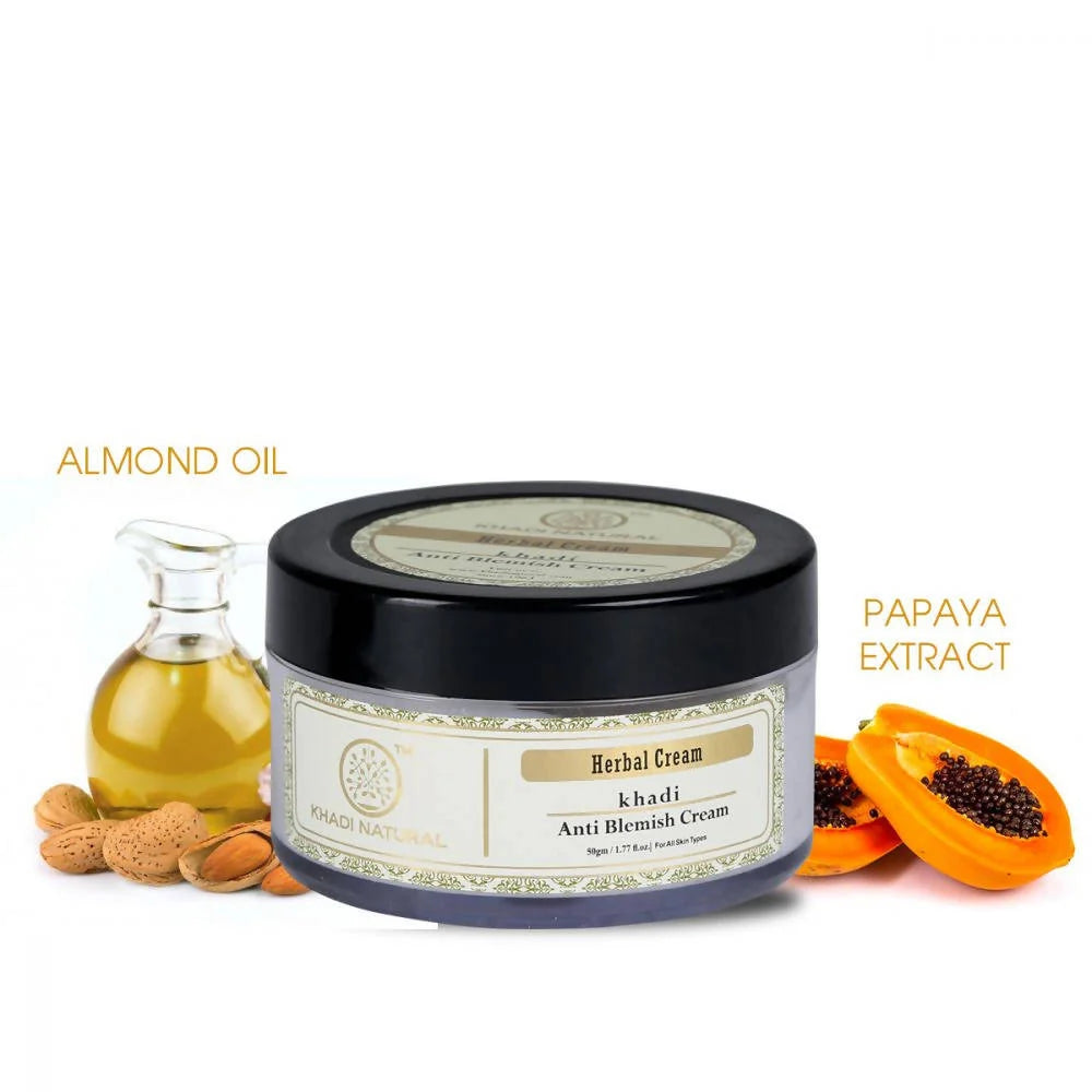 Khadi Natural Anti Blemish Herbal Cream - 50 gm