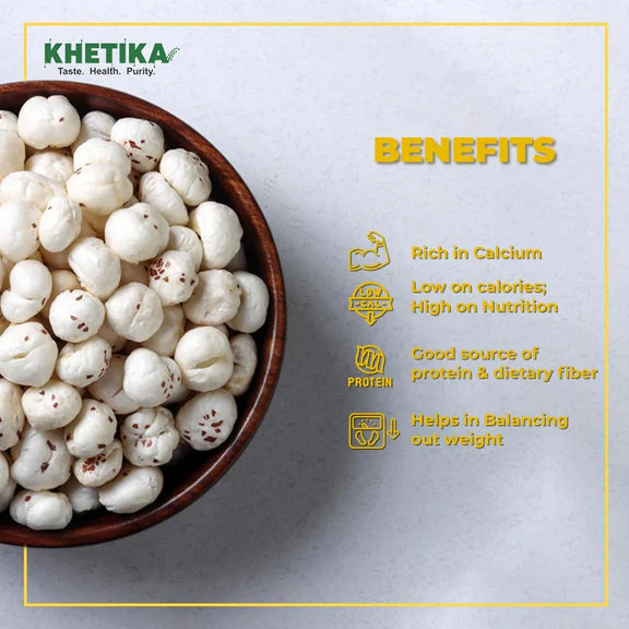 Khetika Premium Raw Phool Makhana - 250 gm