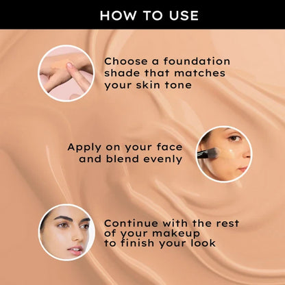 Faces Canada Flawless Matte Foundation - Golden Beige 032 - 30 ml