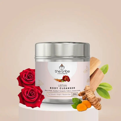 Ubtan Body Cleanser - 12 Organic Herbs to remove Tan & Under arm darkening