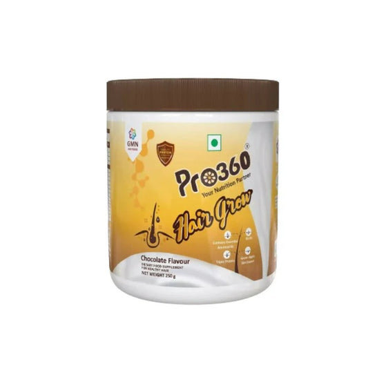 Pro360 Hair Grow Nutritional Protein Supplement Powder - 250 gm