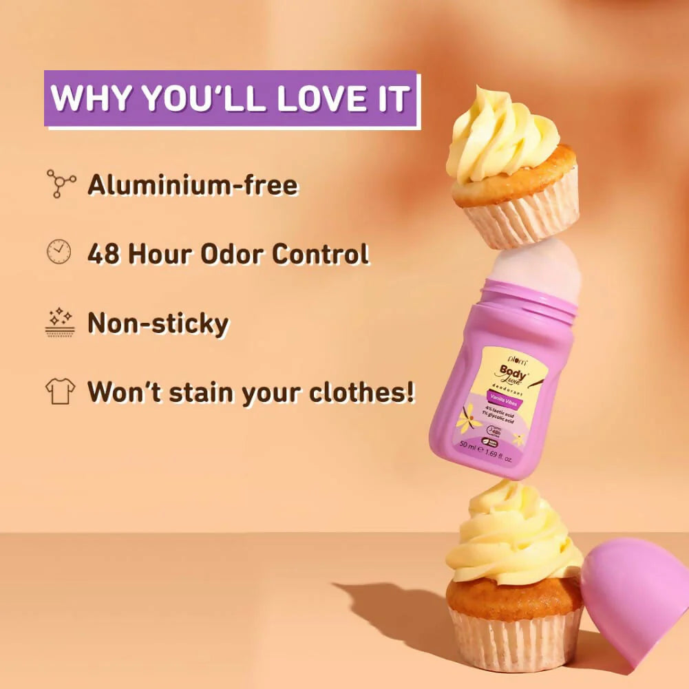 Plum BodyLovin' Vanilla Vibes Deodorant Roll On - 50 ml