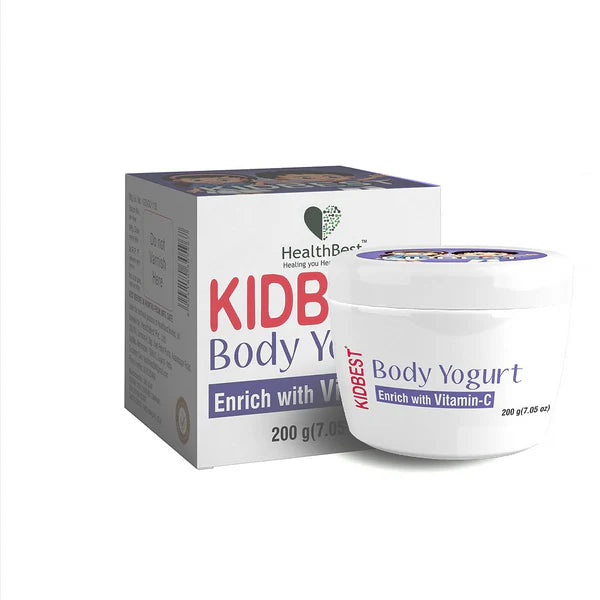 HealthBest Kidbest Body Yogurt Cream For Kids - 200 gm