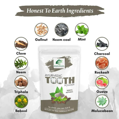 Beauty Secrets Ayurvedic Tooth Powder - 50 gm