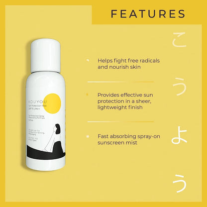 Kanpeki Kouyou Sun Protection Mist Sunscreen Spray SPF 70 - 80 ml