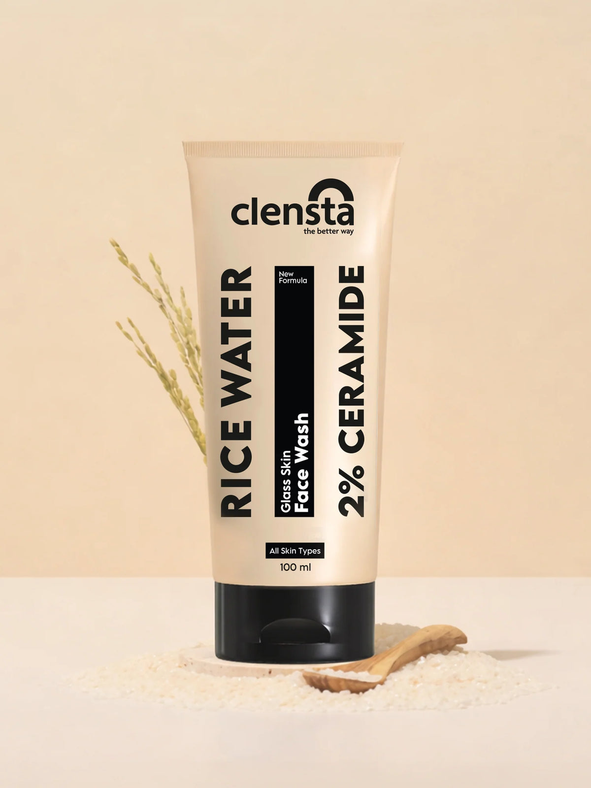 Rice Water Face Wash with 2% Ceramide