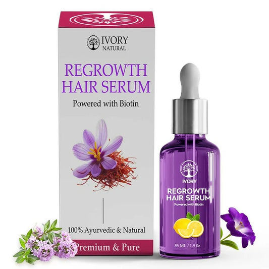Ivory Natural Serum For Growth Of Hair For New Hair Roots & Encouraging Growth Of Hair - 55 ml