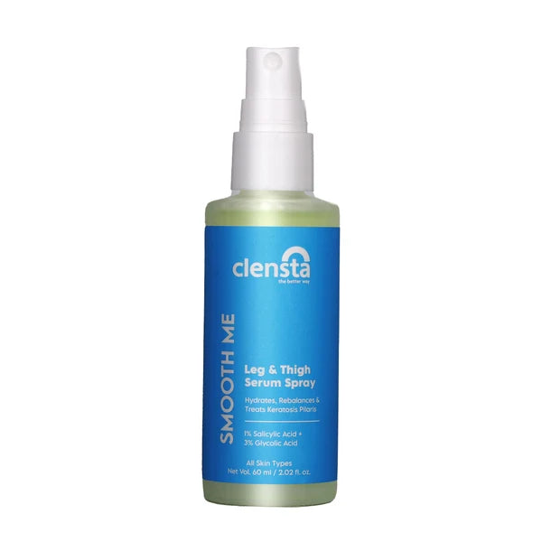 Smooth Me: Leg and Thigh Serum Spray With 1% Salicylic Acid, 3% Glycolic Acid & Guarana Extract
