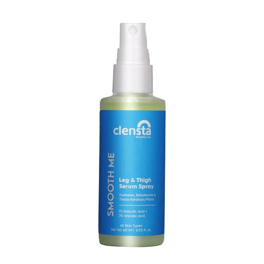 Smooth Me: Leg and Thigh Serum Spray With 1% Salicylic Acid, 3% Glycolic Acid & Guarana Extract