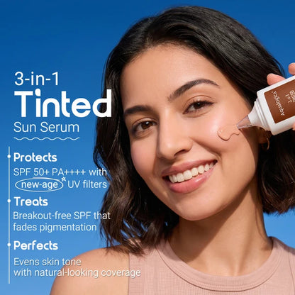 Aqualogica 3-in-1 Tinted Sun Serum