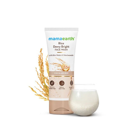 Mamaearth Rice Face Wash With Rice Water & Niacinamide - 50 ml