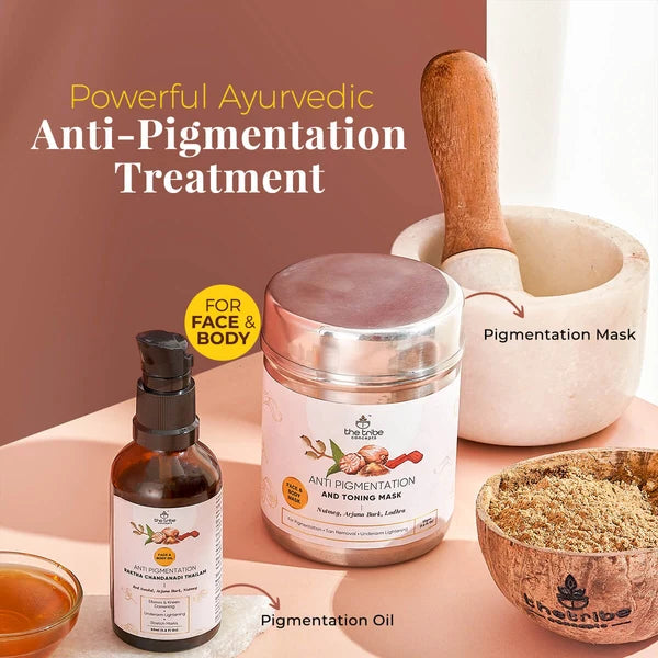 Anti-Pigmentation Kit - Nutmeg & Arjuna Bark for Uneven Skin Tone