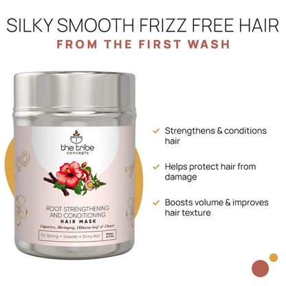 Root Strengthening Hair Mask - Makes hair ultra smooth & soft naturally
