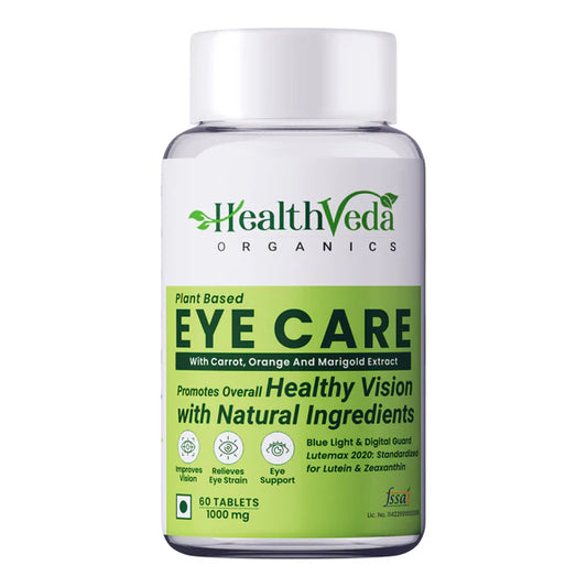 Health Veda Organics Plant Based Eye Care Supplements Tablets - 60 tabs