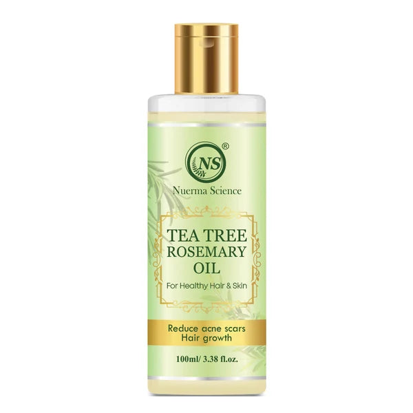 Nuerma Science Tea Tree Rosemary Oil For Healthy Skin & Hair Growth - 100 ml