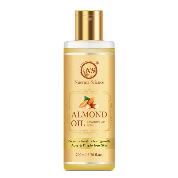 Nuerma Science Pure Almond Hair Oil for Natural Hair Growth - 200 ml