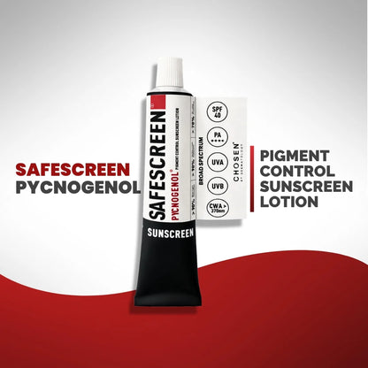 Chosen Safescreen Pycnogenol Pigment Control Sunscreen Lotion Spf 50+ - 40 ml