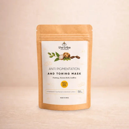 Anti-pigmentation & Toning Mask - Nutmeg & Arjuna Bark for Face and Body Pigmentation