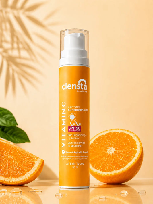 Vitamin C Daily Glow Sunscreen Gel SPF 50 PA++++ UVA/UVB With 2% Niacinamide