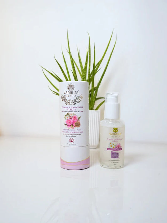 Roman Chamomile and Rose Soothing facial toner mist-100ml