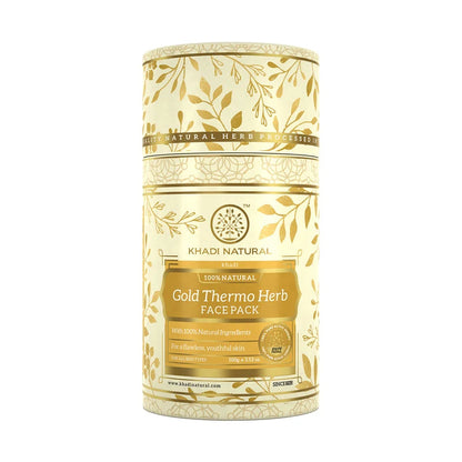 Khadi Natural Gold Thermo Herb Face Pack - 100 gm