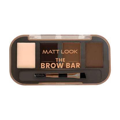 Matt Look The Brow Bar Eyebrow Enhancer Eyeshadow Palette - Natural 02 - 8 gm