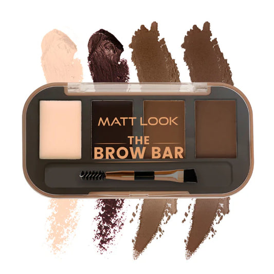 Matt Look The Brow Bar Eyebrow Enhancer Eyeshadow Palette - Natural 02 - 8 gm