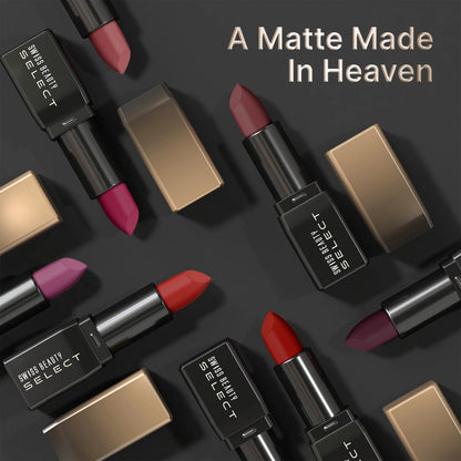 Swiss Beauty Select Dare To Matte Lipstick - 8 Toasted Brown - 3.8 gm