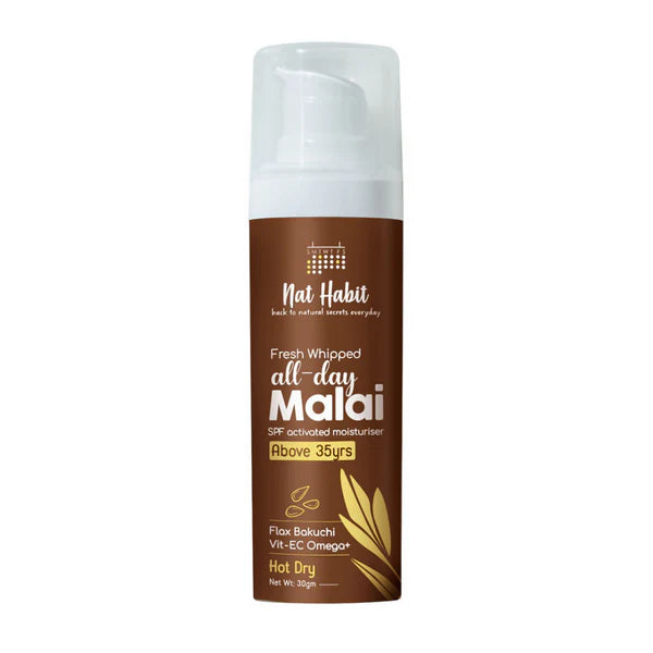 Nat Habit Flax Bakuchi Light Face Moisturizer - 30 gm