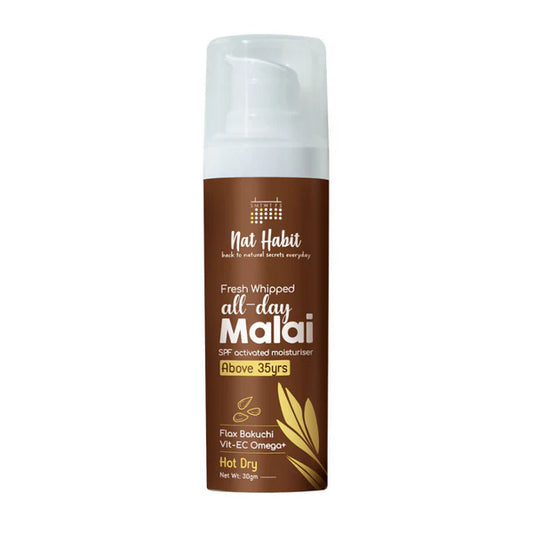 Nat Habit Flax Bakuchi Light Face Moisturizer - 30 gm