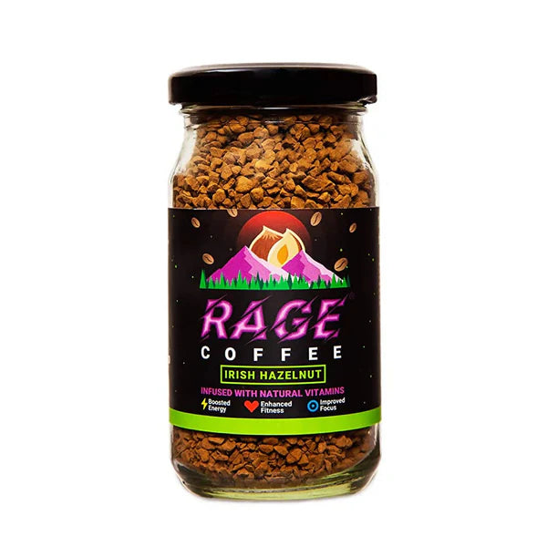 Rage Coffee Irish Hazelnut Instant Coffee - 50 gm
