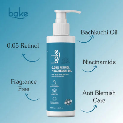 BAKE 0.05% Retinol Face Wash - 100 ml